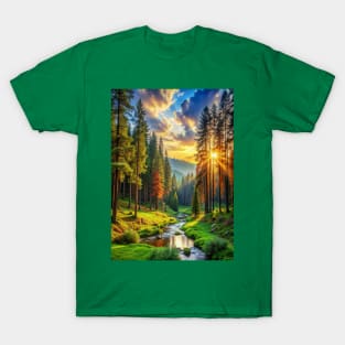 Go and Explore Nature Photography T-Shirt